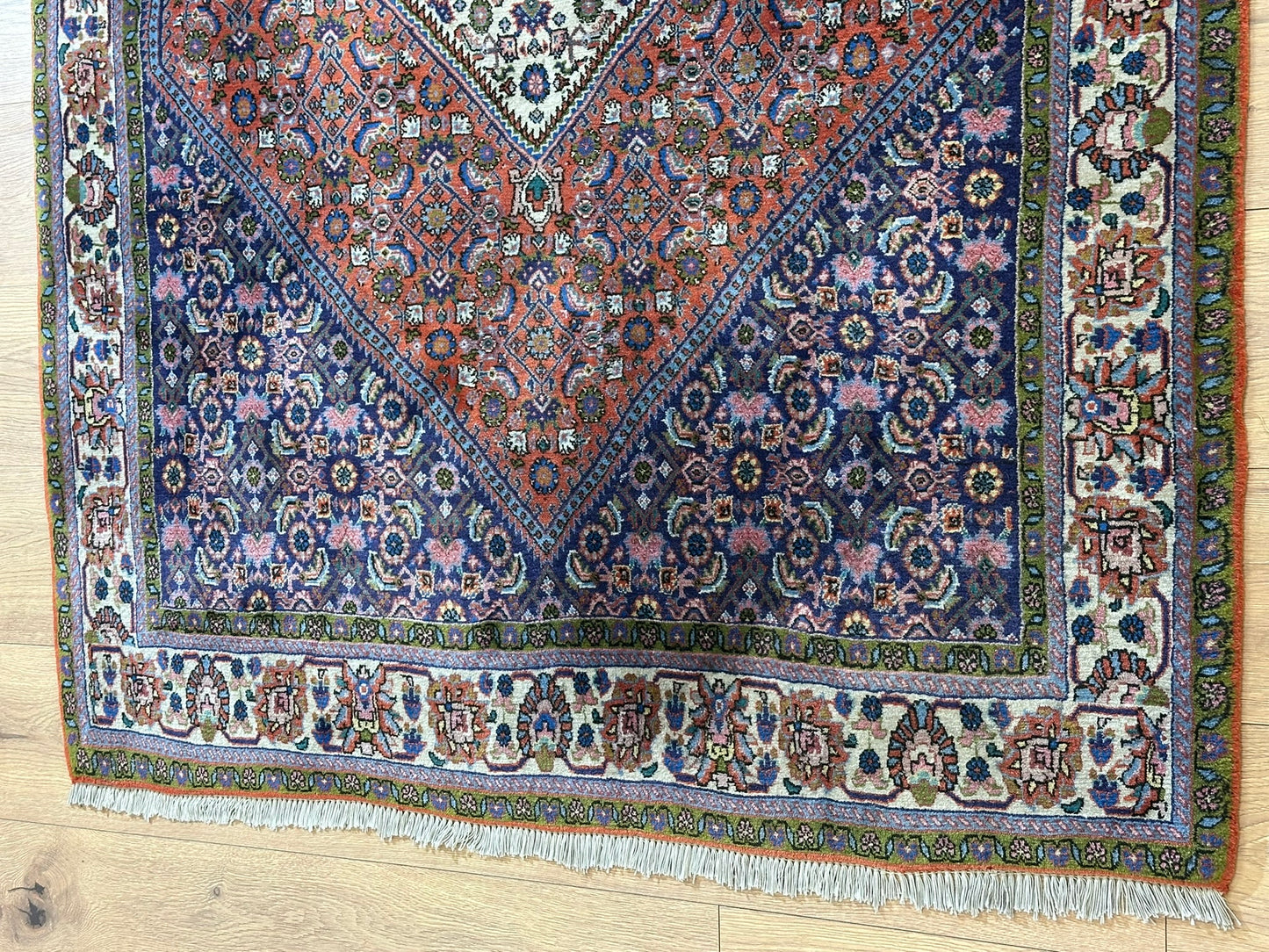 Orientteppich handgeknüpft Bidjar Medaillon 180x125 cm