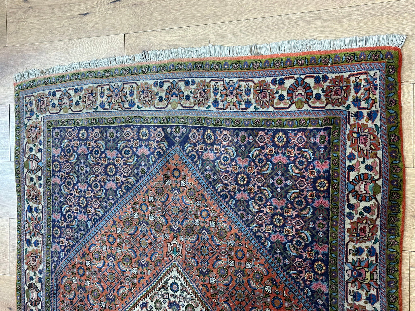 Orientteppich handgeknüpft Bidjar Medaillon 180x125 cm