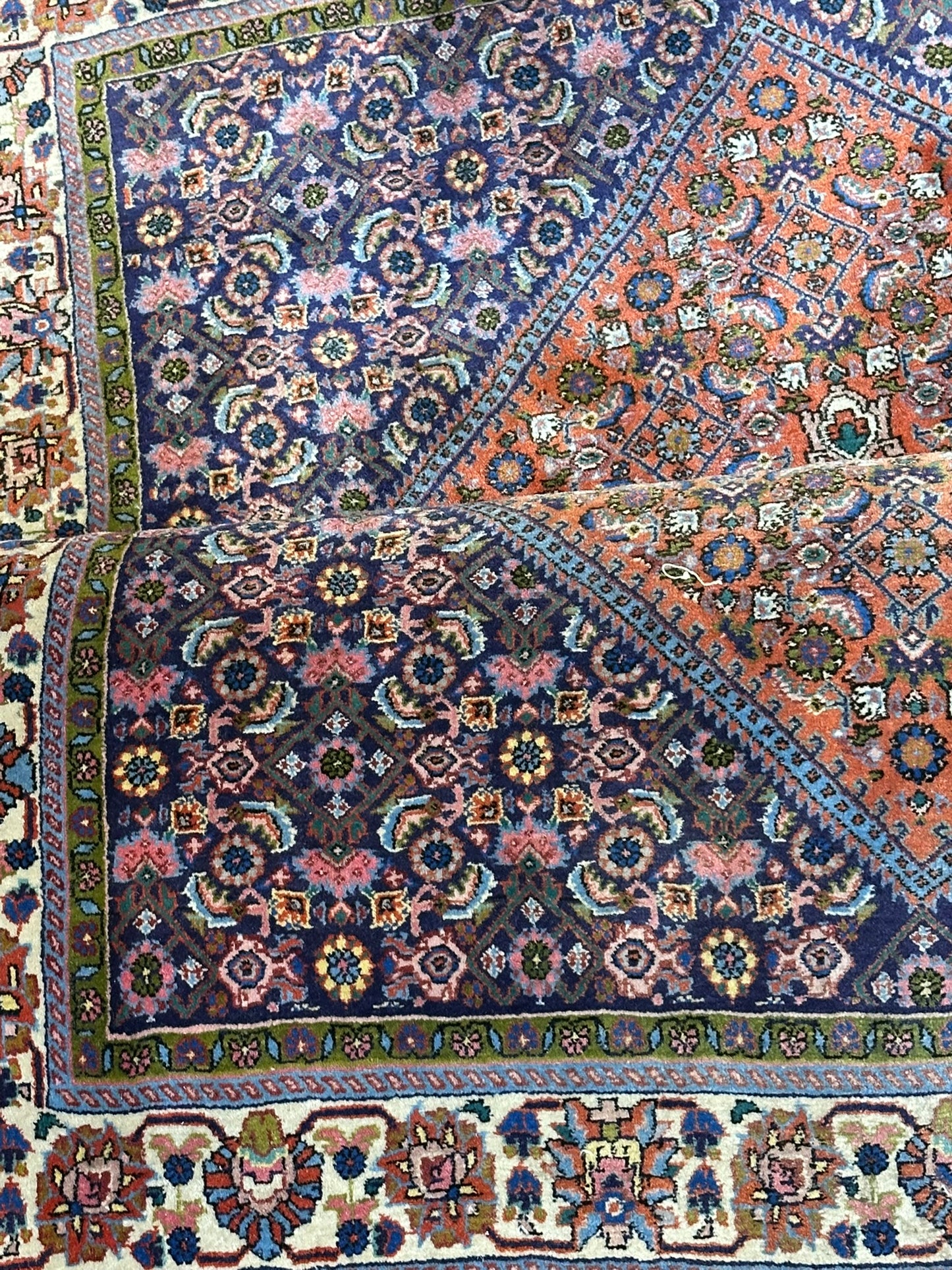 Orientteppich handgeknüpft Bidjar Medaillon 180x125 cm