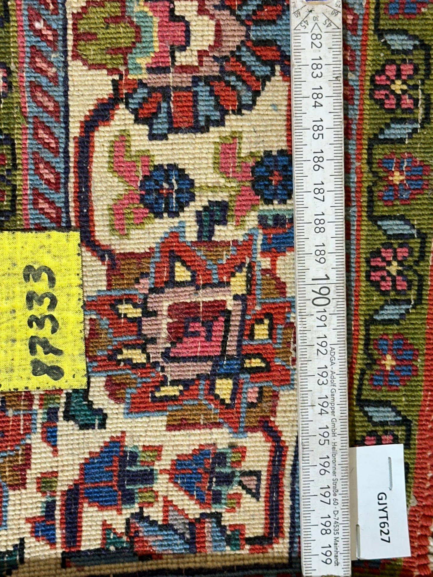 Orientteppich handgeknüpft Bidjar Medaillon 180x125 cm