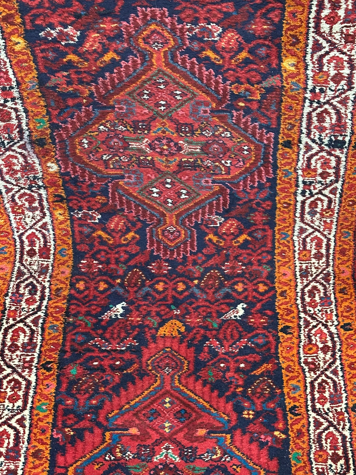 Handgeknüpfter Hamadan Orient-Läufer 317x80 cm