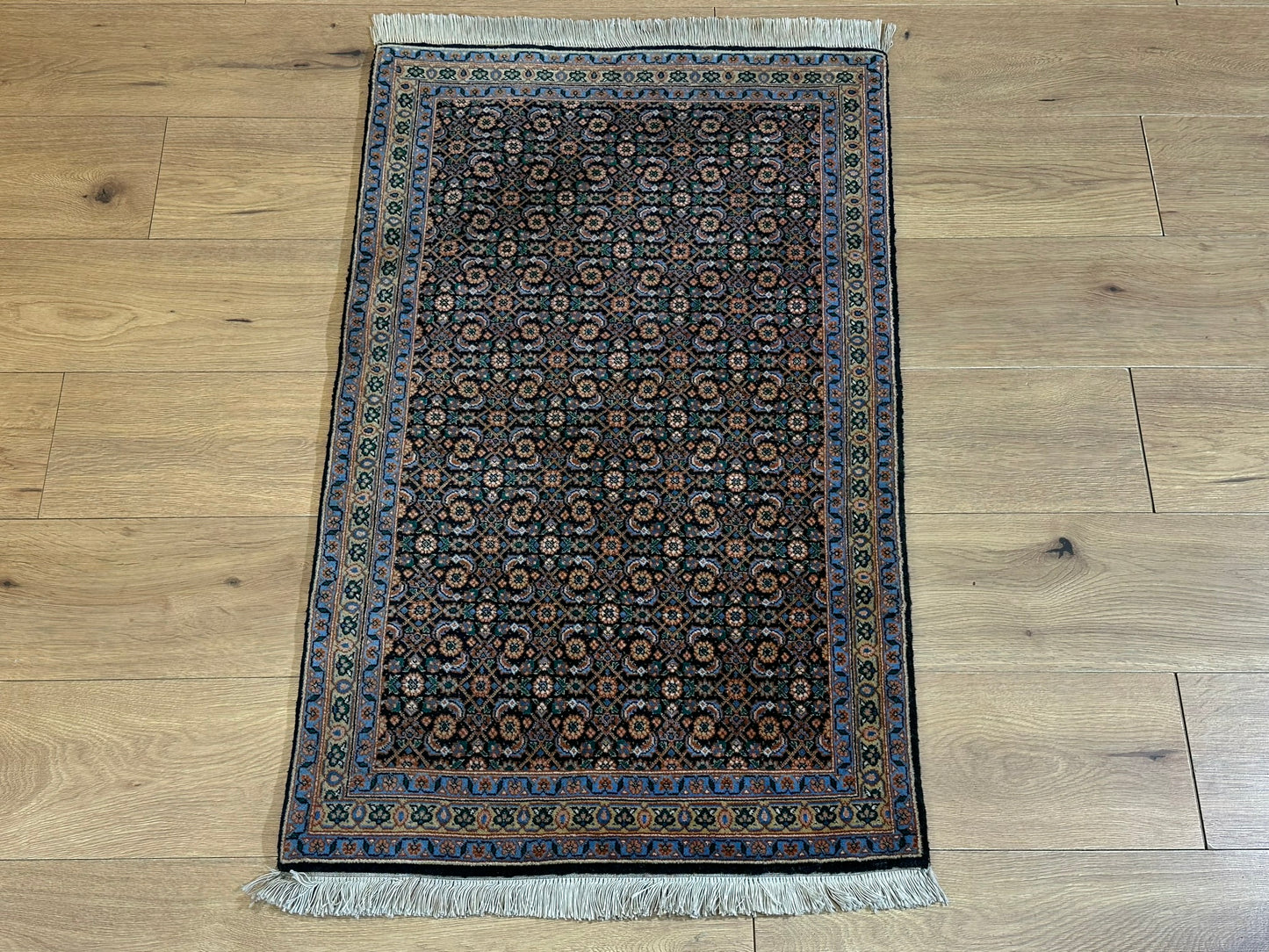 Orientteppich handgeknüpft Täbriz Mahi 113x70 cm