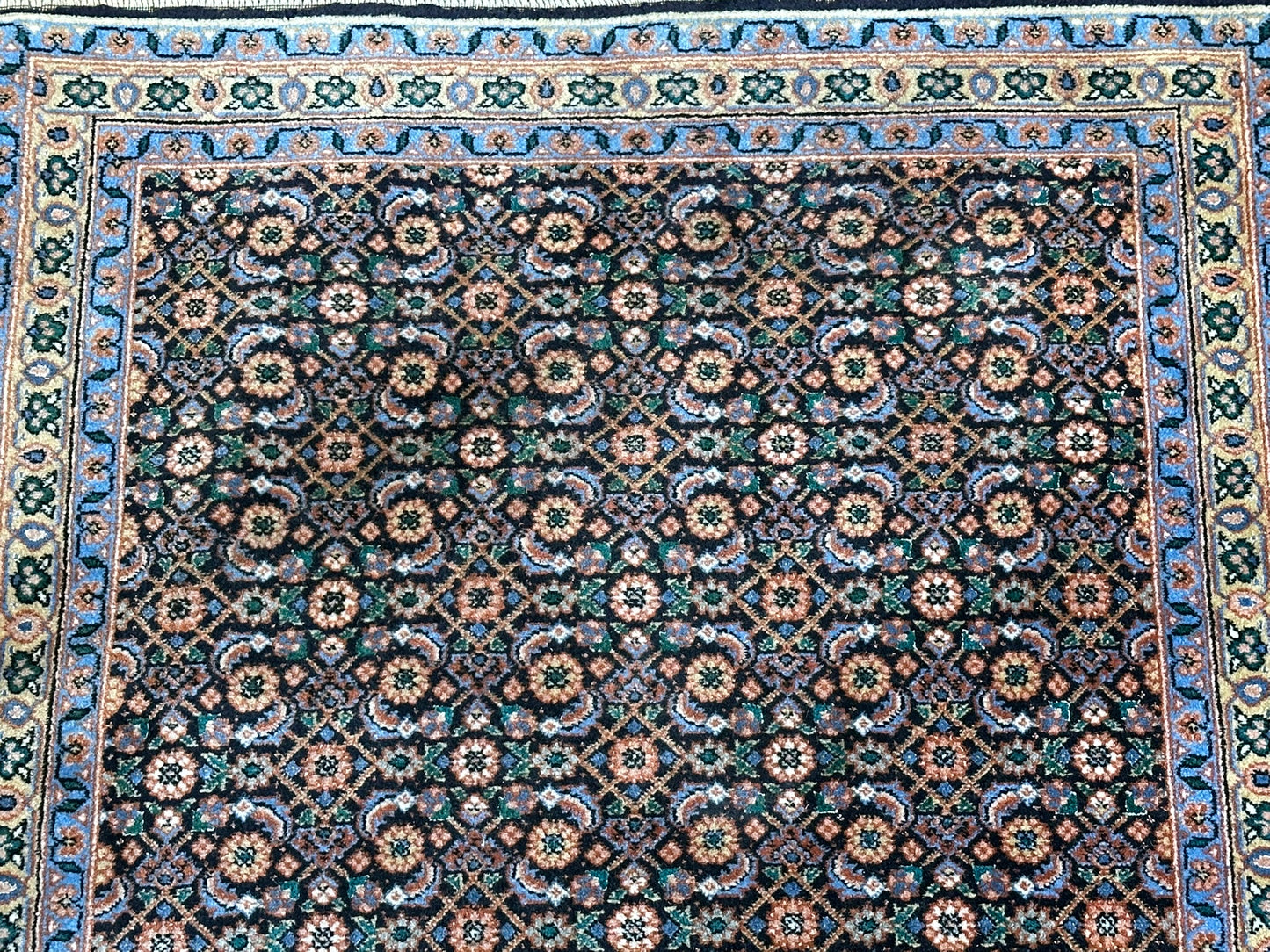 Orientteppich handgeknüpft Täbriz Mahi 113x70 cm