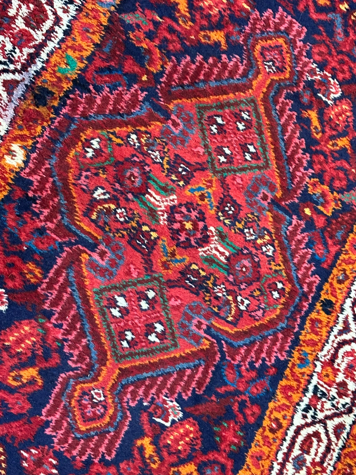 Handgeknüpfter Hamadan Orient-Läufer 317x80 cm
