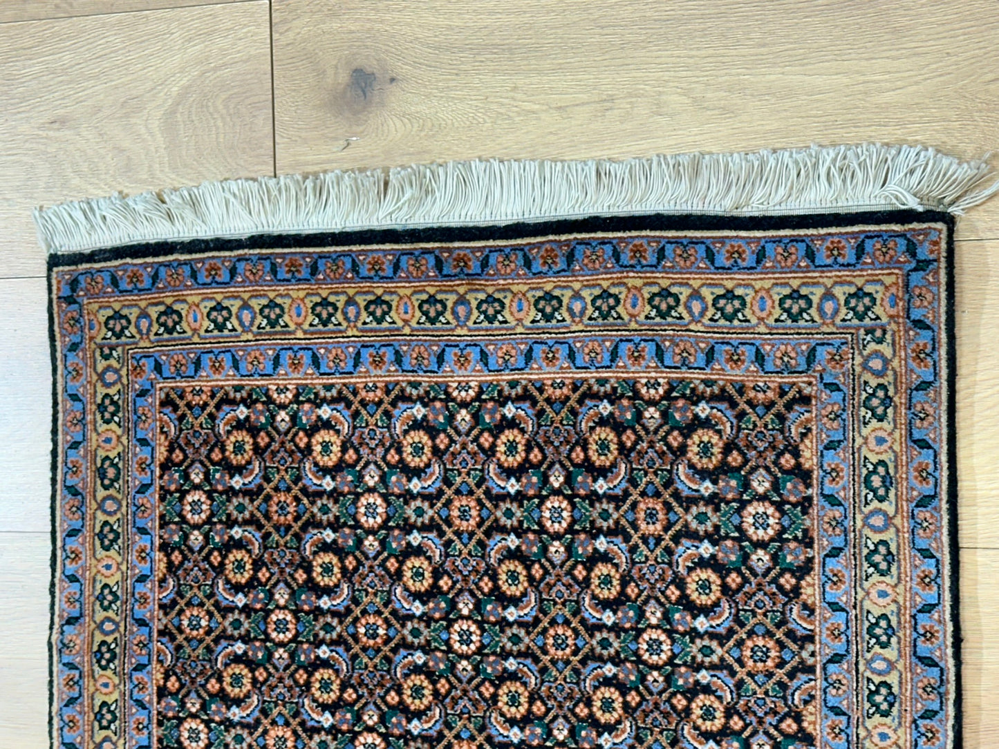 Orientteppich handgeknüpft Täbriz Mahi 113x70 cm