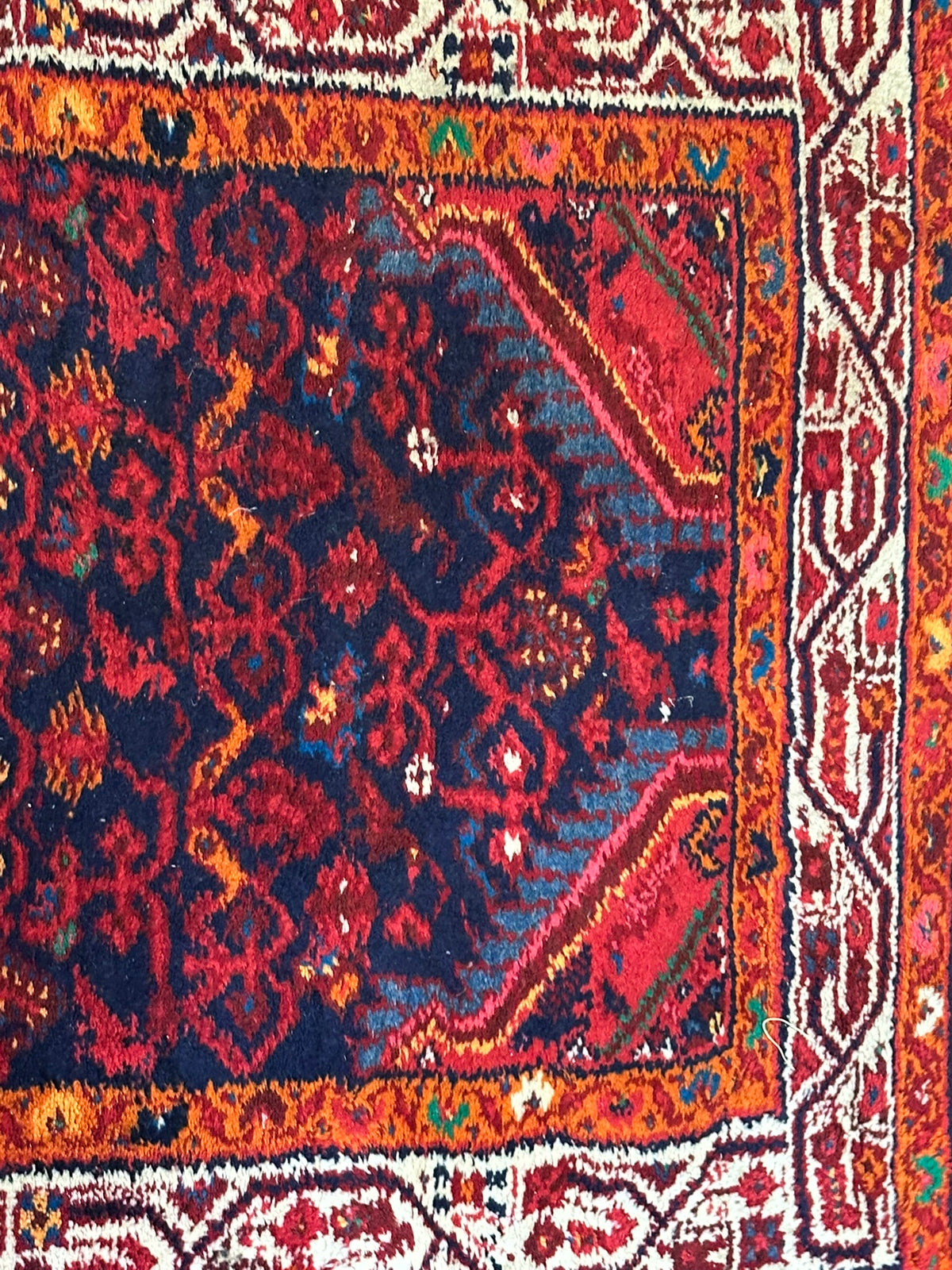 Handgeknüpfter Hamadan Orient-Läufer 317x80 cm