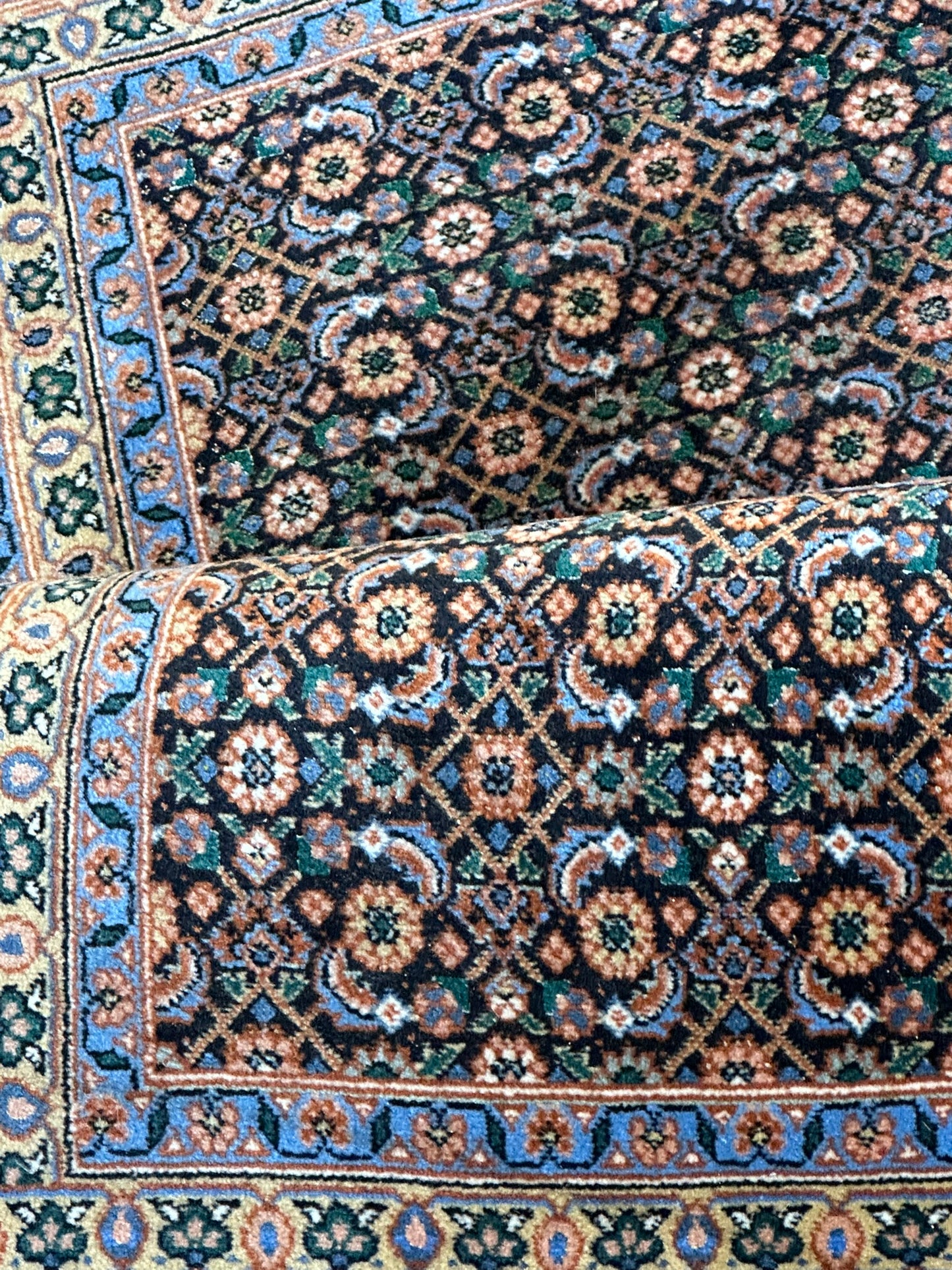 Orientteppich handgeknüpft Täbriz Mahi 113x70 cm