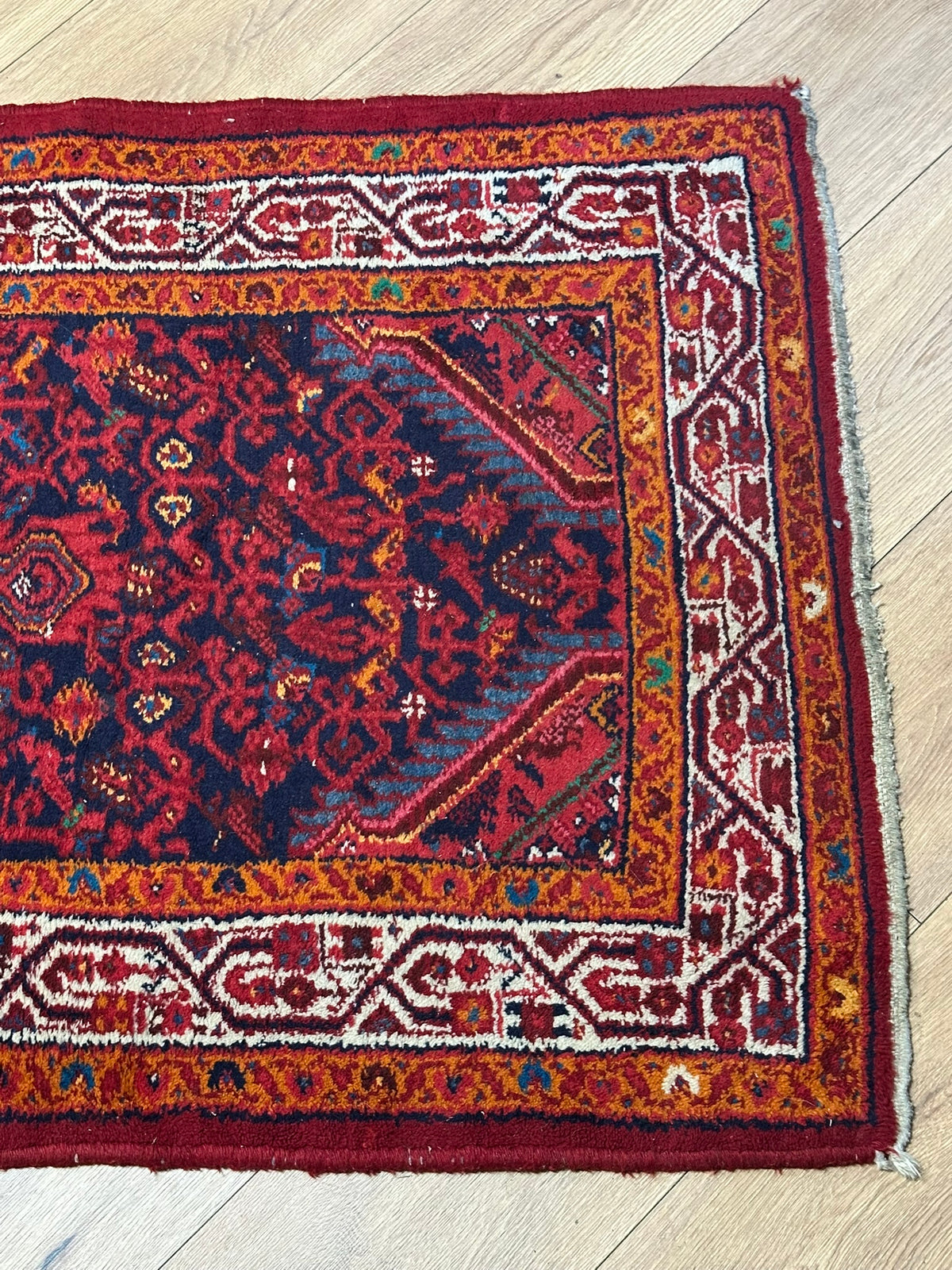 Handgeknüpfter Hamadan Orient-Läufer 317x80 cm