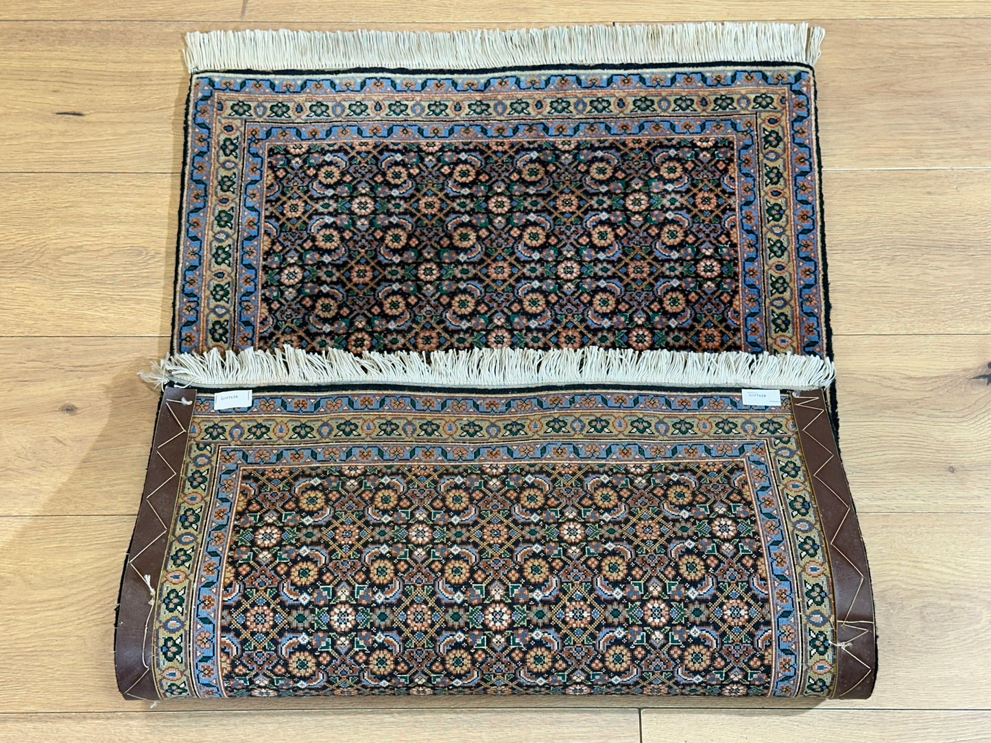 Orientteppich handgeknüpft Täbriz Mahi 113x70 cm