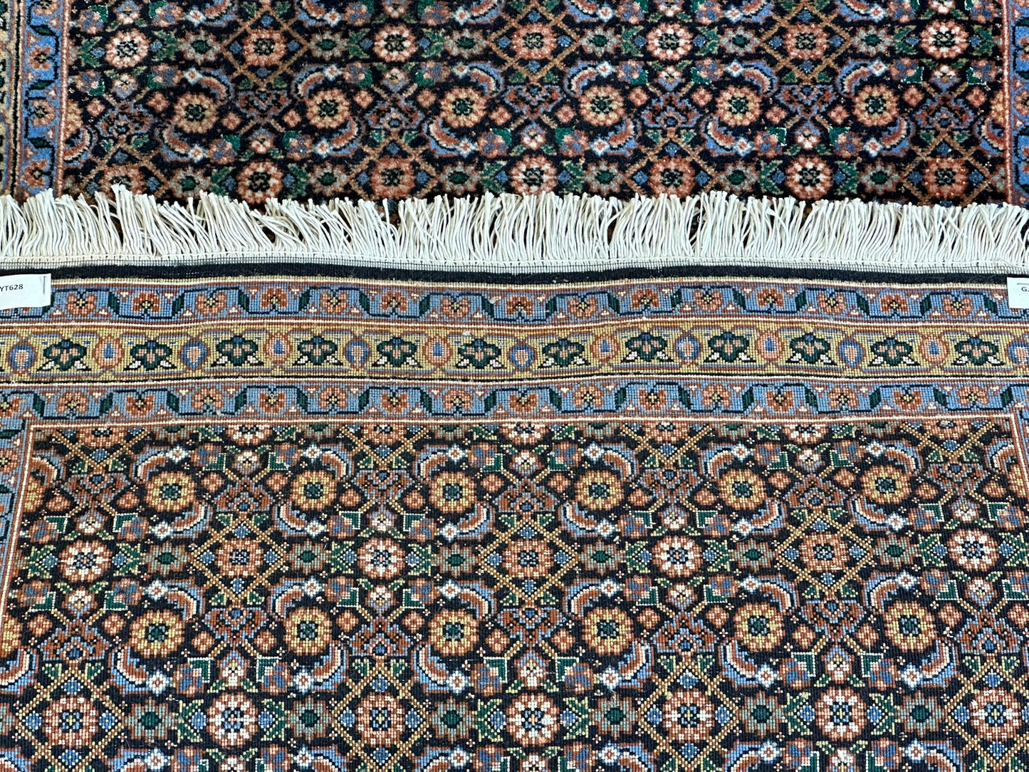 Orientteppich handgeknüpft Täbriz Mahi 113x70 cm