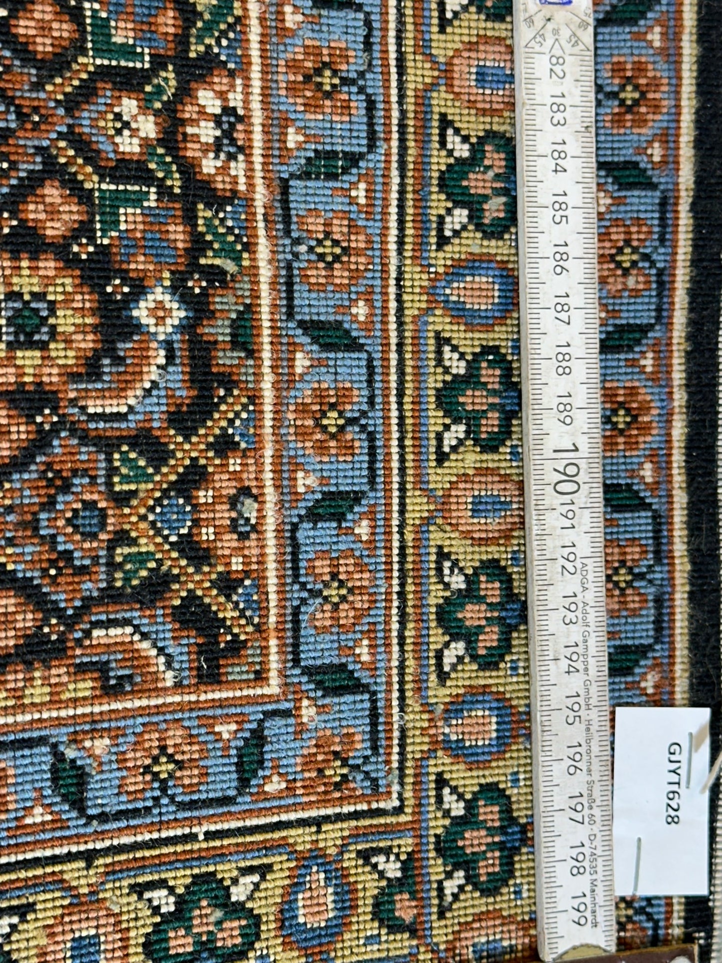 Orientteppich handgeknüpft Täbriz Mahi 113x70 cm