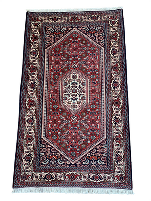 Orientteppich handgeknüpft Bidjar 135x80 cm
