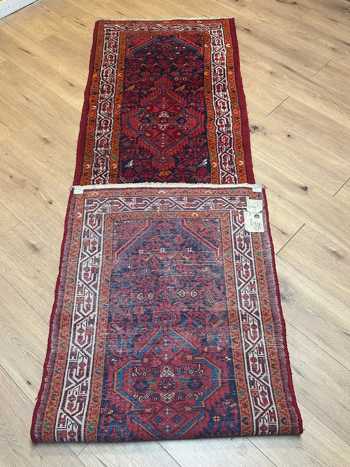 Handgeknüpfter Hamadan Orient-Läufer 317x80 cm