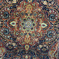 Orientteppich handgeknüpft 218x231 cm antik Isfahan Naturfarben