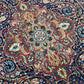 Orientteppich handgeknüpft 218x231 cm antik Isfahan Naturfarben