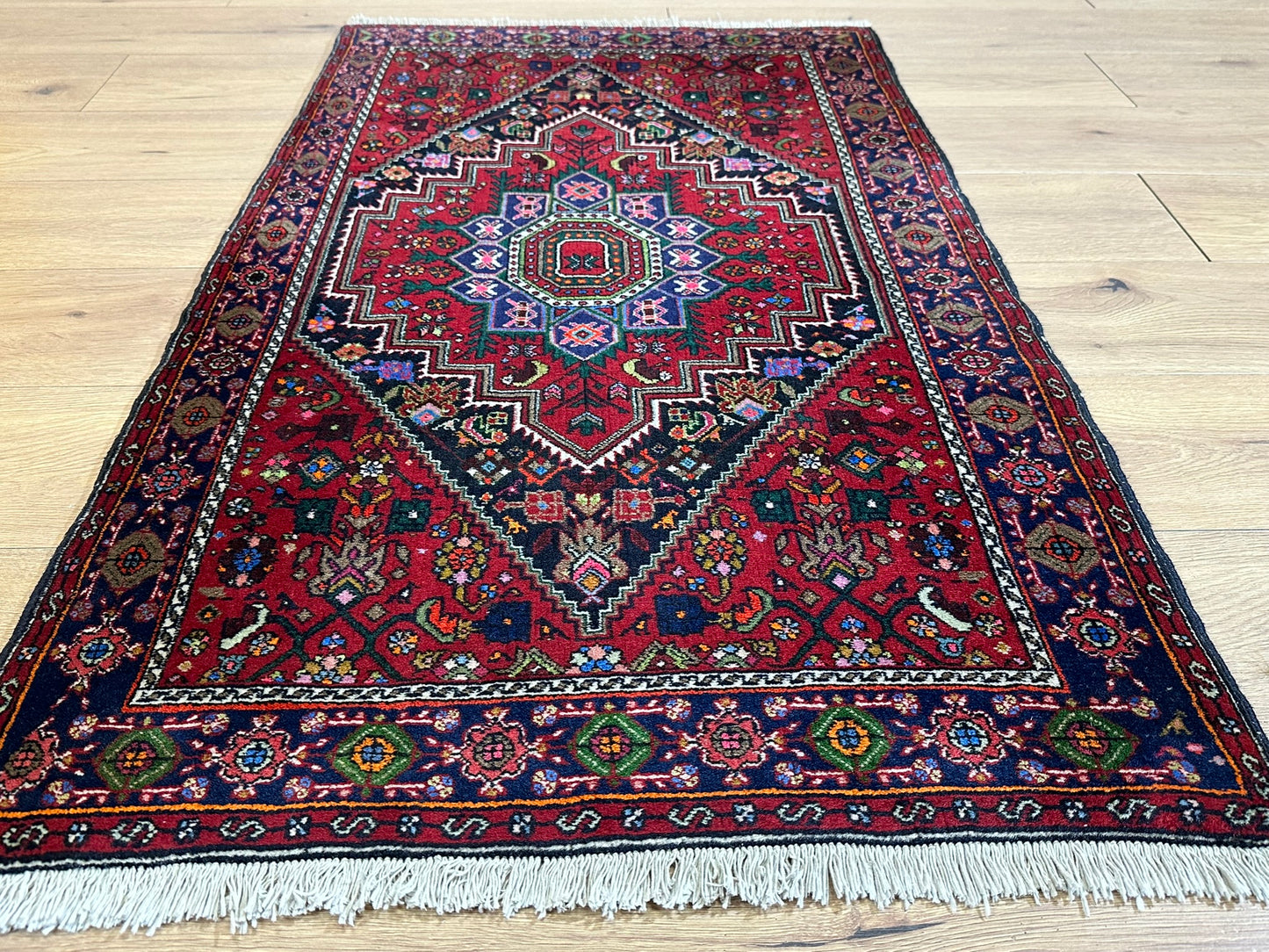 Orientteppich handgeknüpft Bidjar Gotlog 130x76 cm