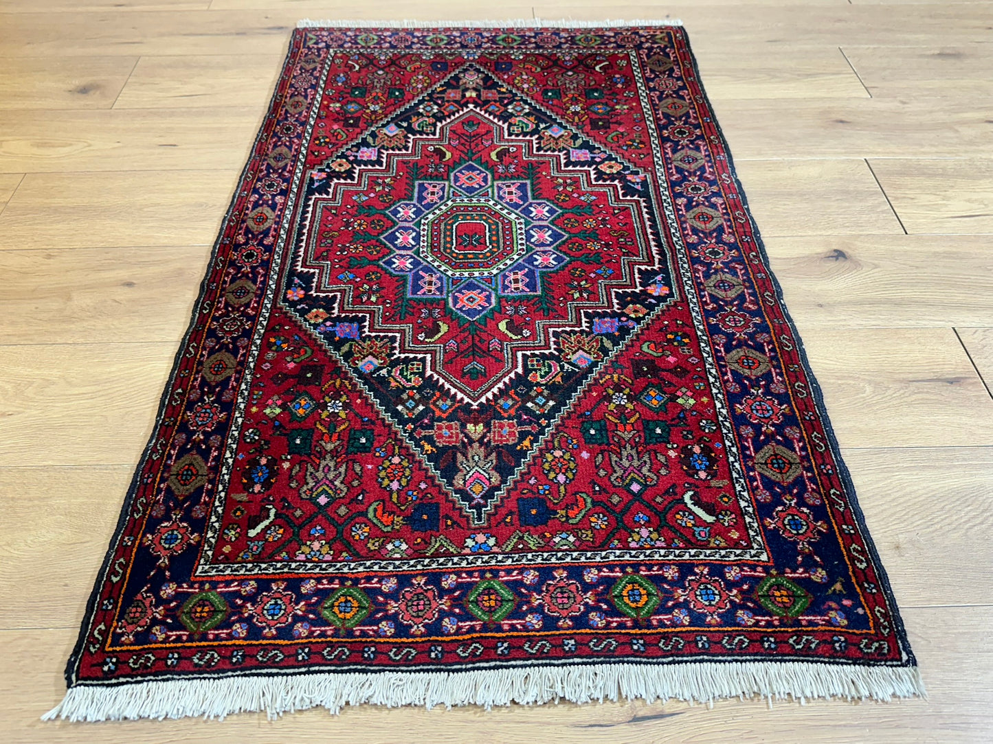 Orientteppich handgeknüpft Bidjar Gotlog 130x76 cm