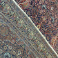 Orientteppich handgeknüpft 218x231 cm antik Isfahan Naturfarben