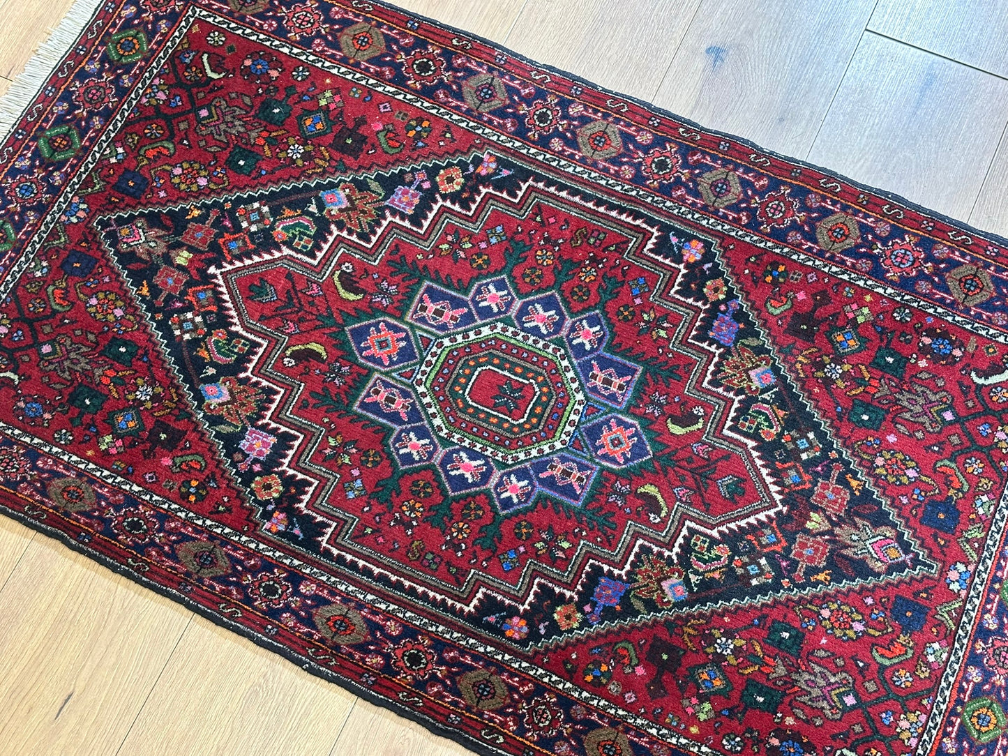 Orientteppich handgeknüpft Bidjar Gotlog 130x76 cm