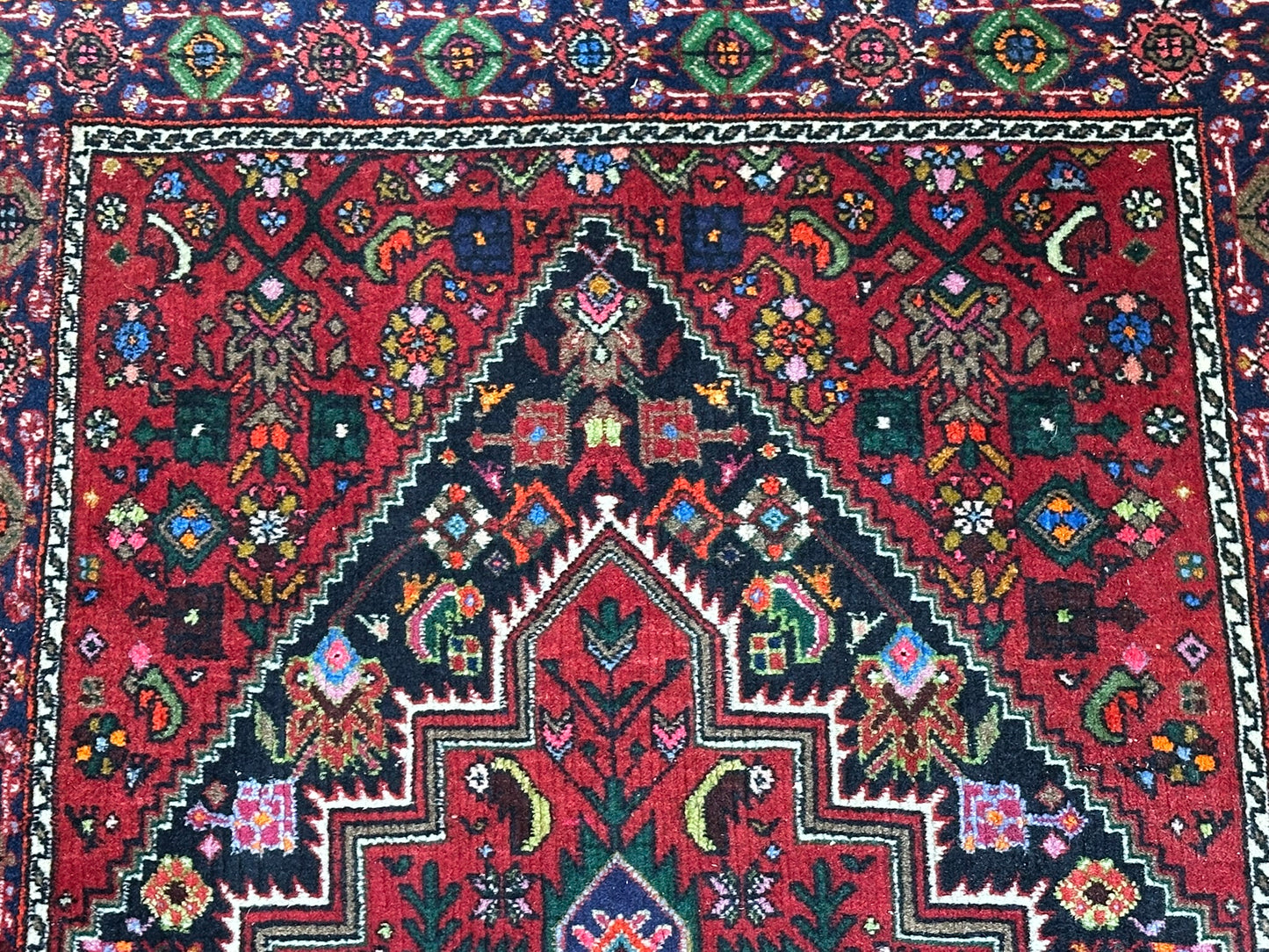 Orientteppich handgeknüpft Bidjar Gotlog 130x76 cm