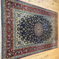 Orientteppich handgeknüpft antik Isfahan 240x162 cm Korkwolle