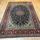 Orientteppich handgeknüpft antik Isfahan 240x162 cm Korkwolle