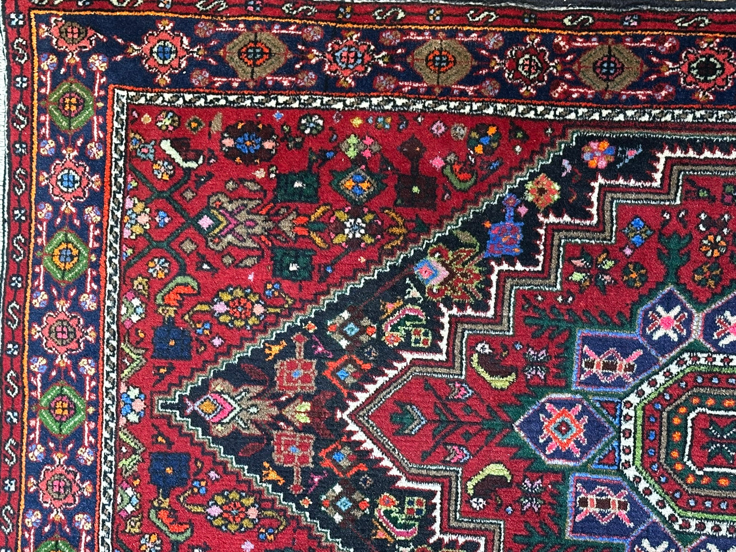 Orientteppich handgeknüpft Bidjar Gotlog 130x76 cm