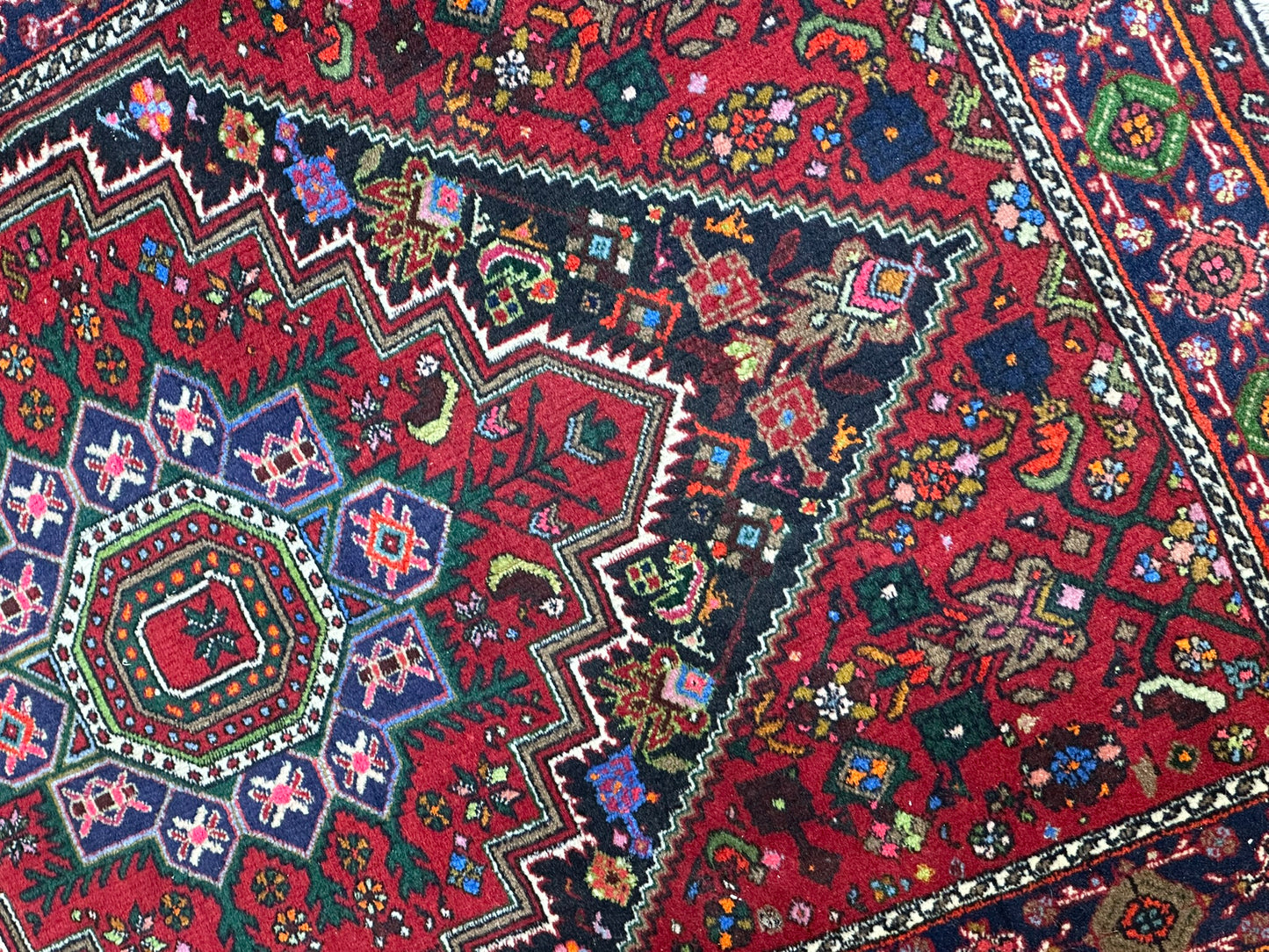 Orientteppich handgeknüpft Bidjar Gotlog 130x76 cm