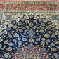 Orientteppich handgeknüpft antik Isfahan 240x162 cm Korkwolle