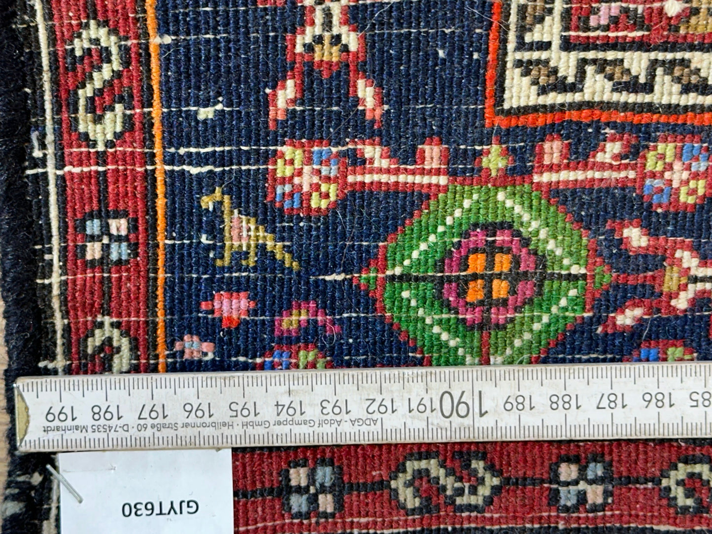 Orientteppich handgeknüpft Bidjar Gotlog 130x76 cm