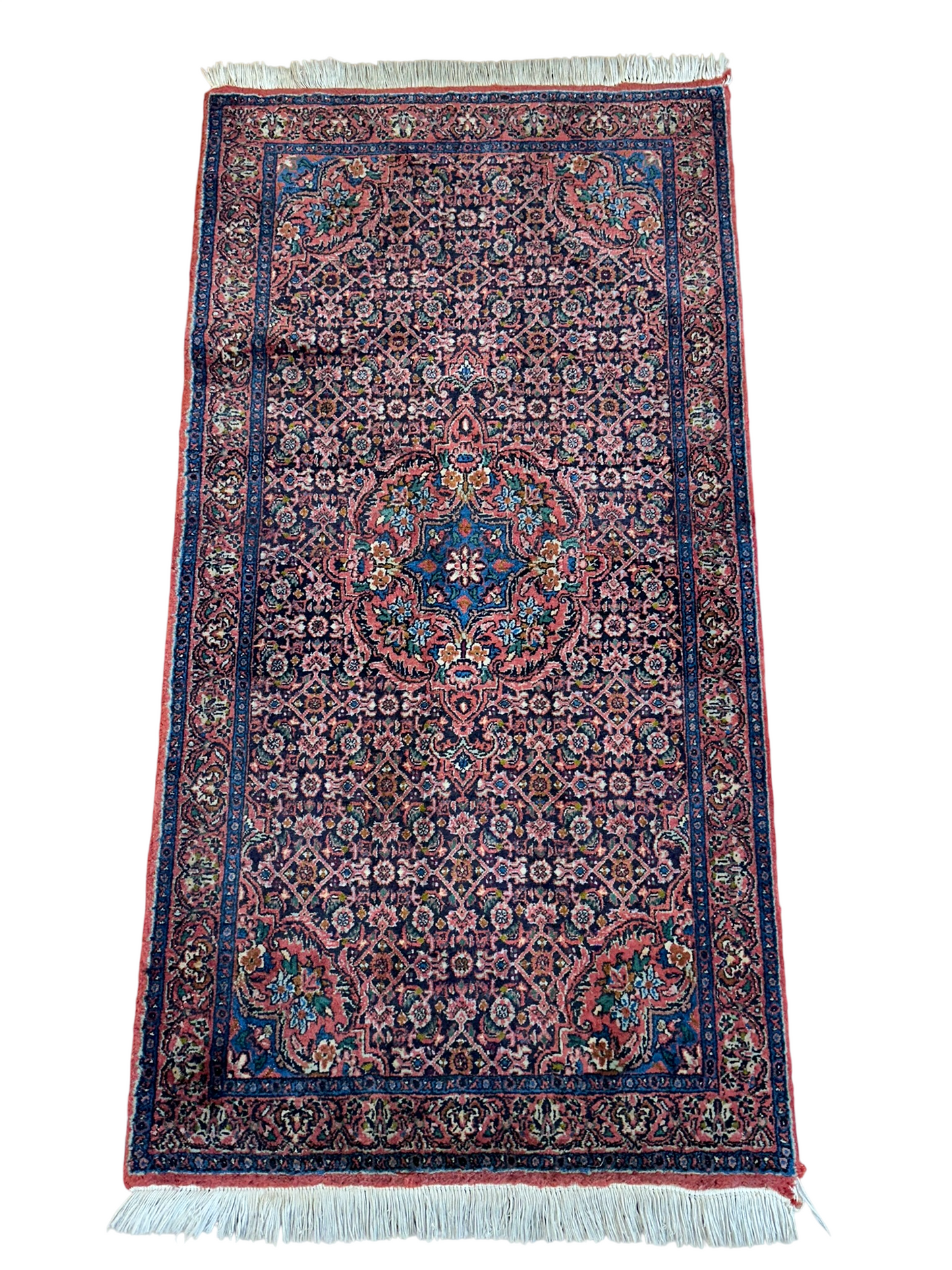 Orientteppich handgeknüpft Bidjar 137x70 cm
