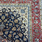 Orientteppich handgeknüpft antik Isfahan 240x162 cm Korkwolle