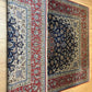 Orientteppich handgeknüpft antik Isfahan 240x162 cm Korkwolle