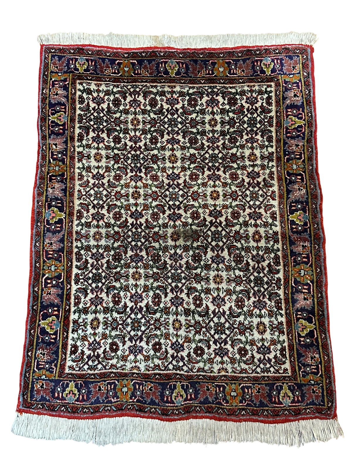 Orientteppich handgeknüpft Bidjar 90x60 cm