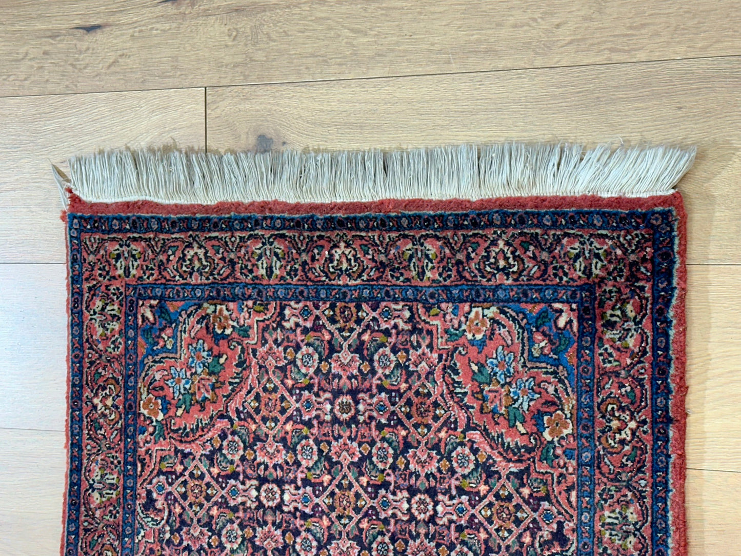Orientteppich handgeknüpft Bidjar 137x70 cm