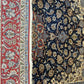 Orientteppich handgeknüpft antik Isfahan 240x162 cm Korkwolle