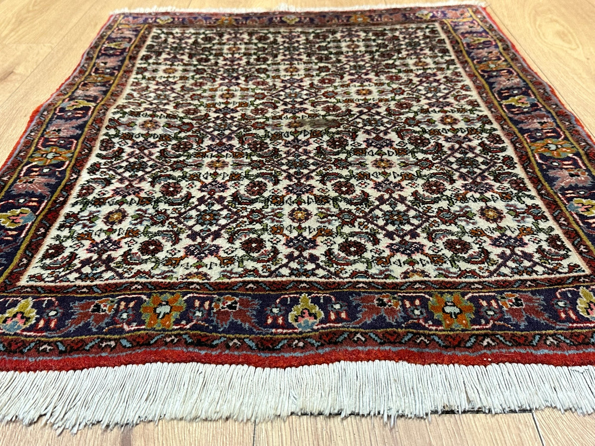 Orientteppich handgeknüpft Bidjar 90x60 cm