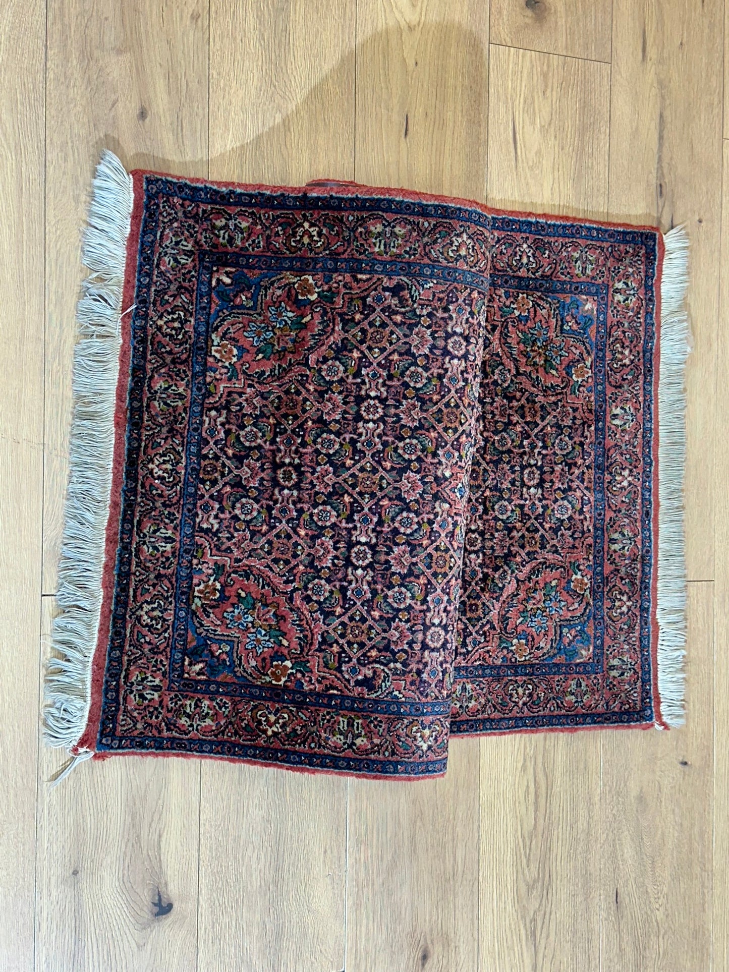 Orientteppich handgeknüpft Bidjar 137x70 cm