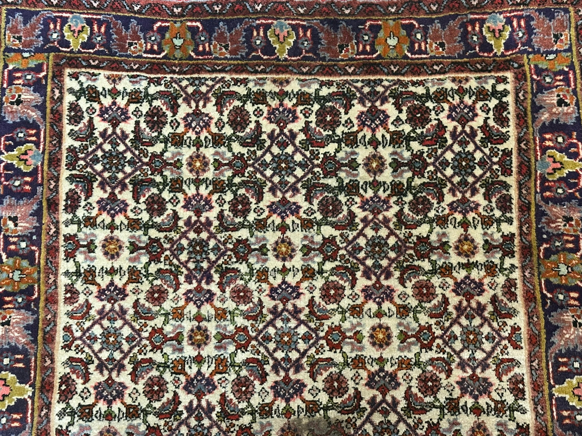 Orientteppich handgeknüpft Bidjar 90x60 cm