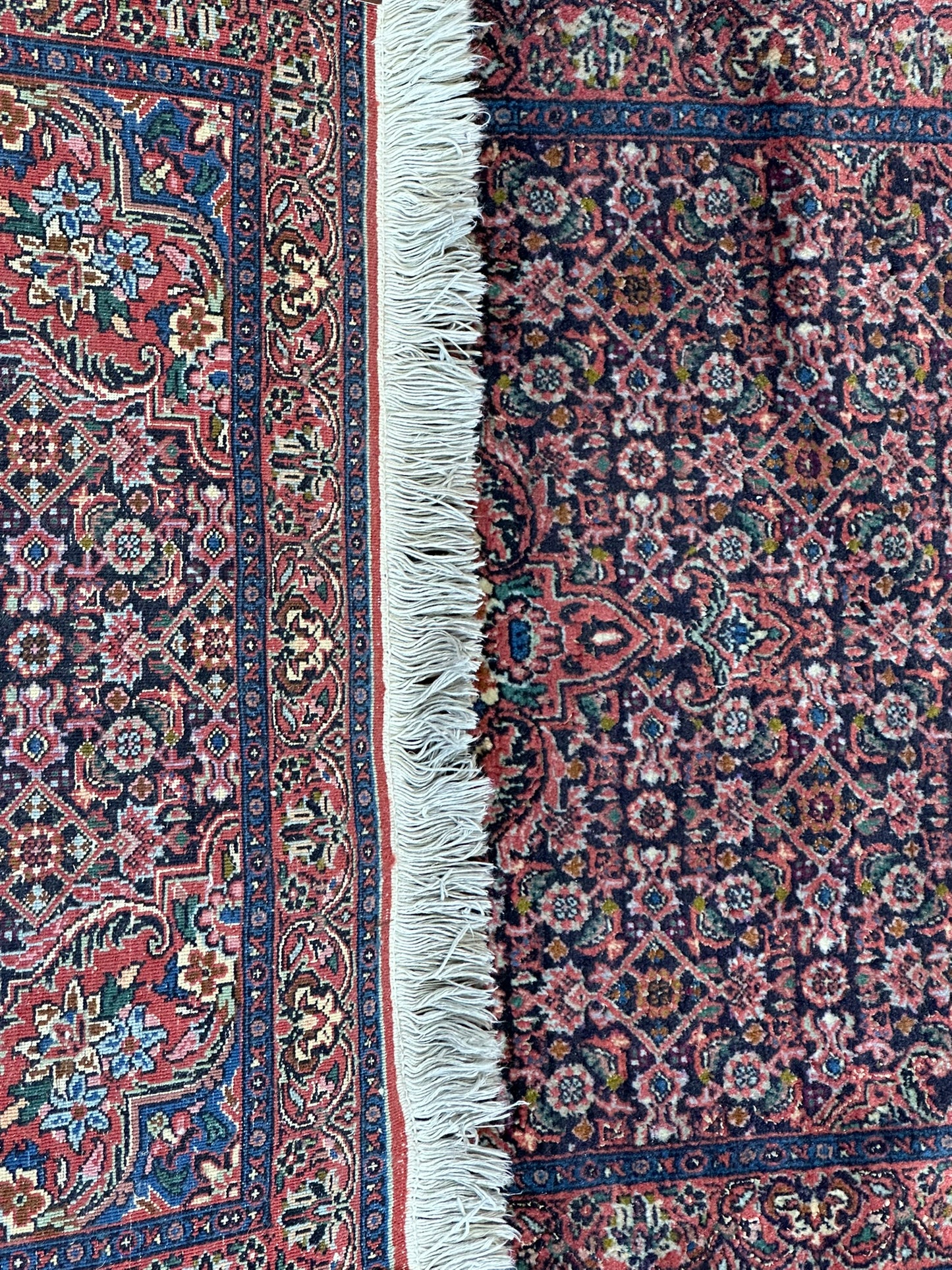 Orientteppich handgeknüpft Bidjar 137x70 cm