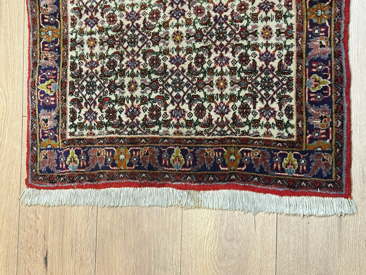 Orientteppich handgeknüpft Bidjar 90x60 cm