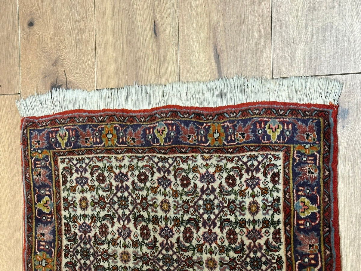 Orientteppich handgeknüpft Bidjar 90x60 cm