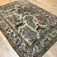 Orientteppich handgeknüpft Ghom 207x140 cm antik Korkwolle