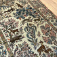 Orientteppich handgeknüpft Ghom 207x140 cm antik Korkwolle