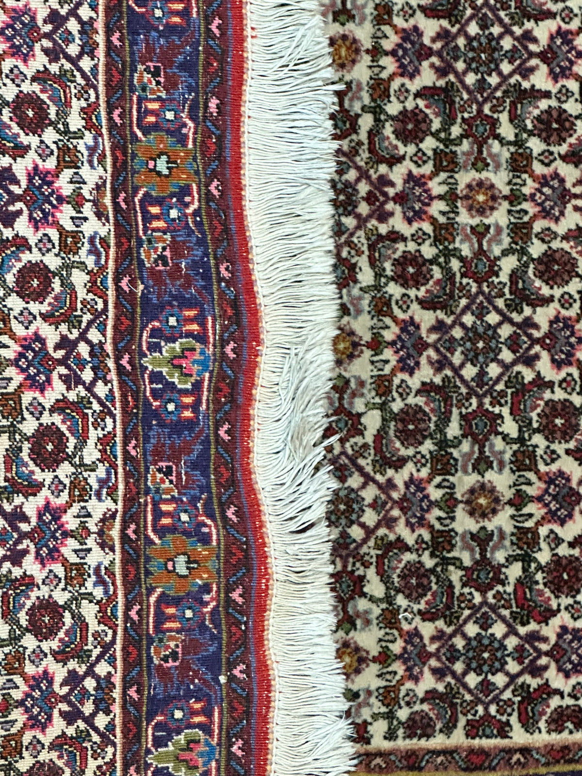 Orientteppich handgeknüpft Bidjar 90x60 cm