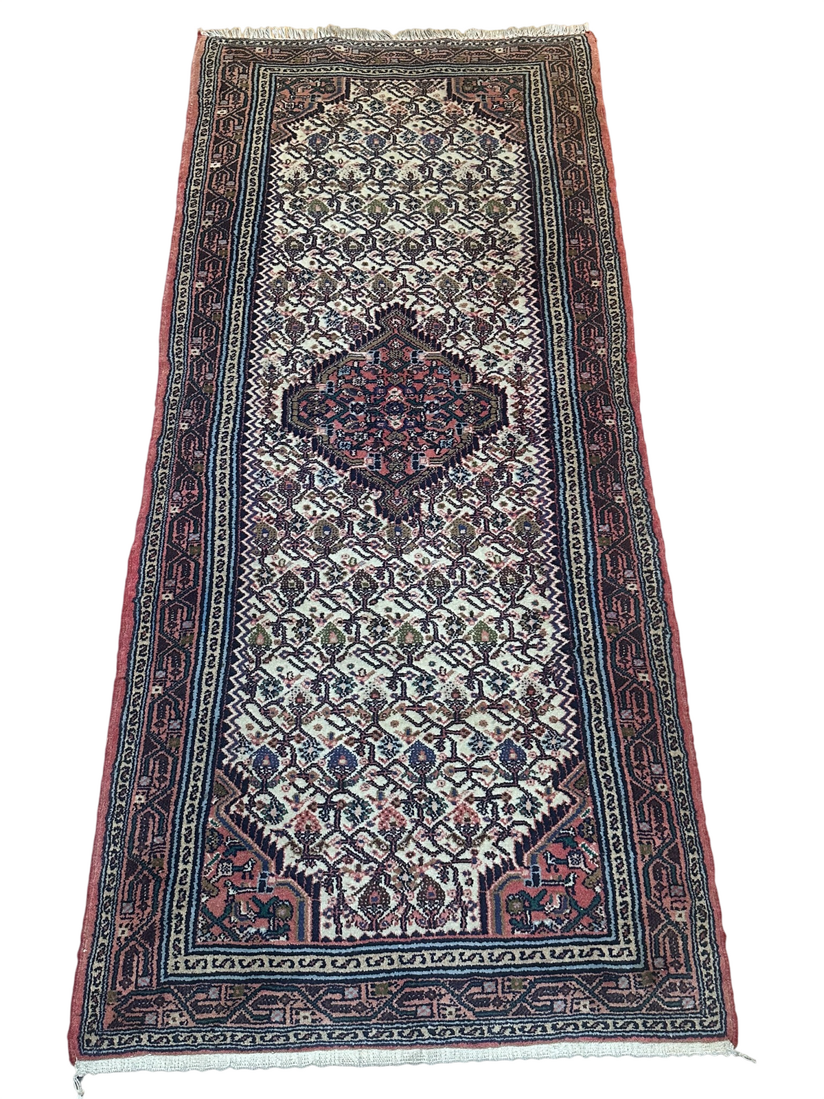 Orientteppich handgeknüpft Hamadan 197x86 cm