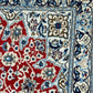 Orientteppich handgeknüpft Nain mit Seide 197x118 cm