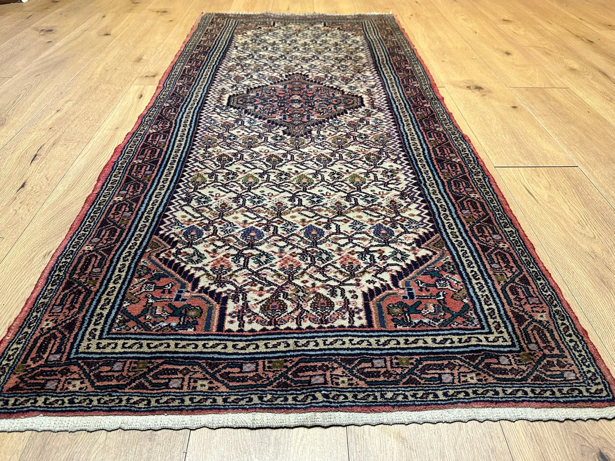 Orientteppich handgeknüpft Hamadan 197x86 cm