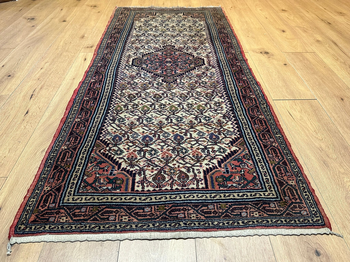 Orientteppich handgeknüpft Hamadan 197x86 cm