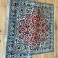 Orientteppich handgeknüpft Nain mit Seide 197x118 cm